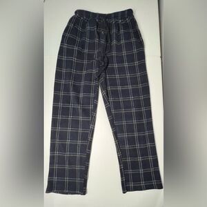 Classic Collection Mens Gary Plaid Elastic Waist Pull On Lounge PJ Pants Size XL